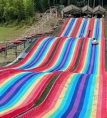 What Design Styles Are Available for Rainbow Slides?